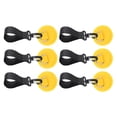 thumbnail image 4 of 6Pcs Holder Straps Paddle Clips Inflatable Boat Paddle Storage PVC Patch Oars Keeper for Paddle Board, Watercraft, Rowing, Canoe Yellow, 4 of 9