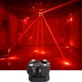 thumbnail image 2 of Jacmui 4-Heads DJ Lighting Stage Mount LED Moving Head Beam Red Green Laser, 2 of 6