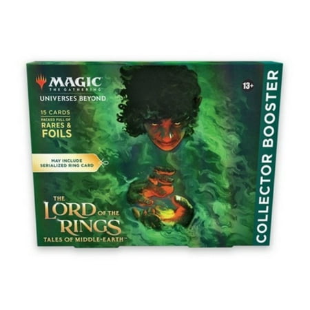 Magic the Gathering Lord of the Rings Tales of Middle Earth Omega Collectors Booster with 15 Trading Cards per pack
