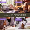 thumbnail image 5 of Gya Labs Lavender Essential Oil with Aromatherapy stone - Pure Soothing Floral Scent for Diffuser, Skincare, Hair Care & DIY - 4 fl oz, 5 of 7