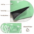 thumbnail image 6 of Laundry Washable Area Rug 6x9 Wash Dry Fold Repeat Arrows Love Heart Green Low-Profile Large Area Rugs with Non Slip Backing Indoor Floor Carpet for Entrance Living Room Bedroom Home Office, 6 of 9