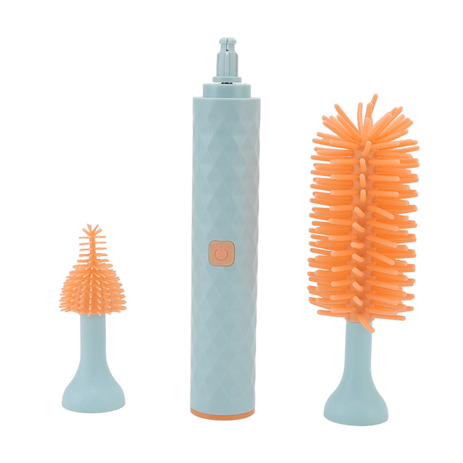 NFTIGB Automatic Baby Silicone Nipple Bottle Brush Set Waterproof IP65 Effective Cleaning Kit 4pcs Blue 9.84 inches / 25 cm
