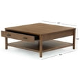 thumbnail image 2 of Safavieh Jaylessa Solid Wood 1 Drawer Coffee Table in Medium Oak, 2 of 14