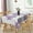 Purple Gray White, variant on 60x108inches Floral Rectangle Tablecloth Blue Pink Flowers Blossom Printed Table Cloth Waterproof and Washable Fabric Table Cover for Kitchen Dining Room Living Room Patio Home Decors