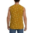 thumbnail image 4 of Bixox Men's Honey Bee Gnomes Printed Shirt Sleeveless Fitness Tank Top-3X-Large, 4 of 7