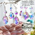 thumbnail image 4 of Dalrosia 15PCS Chandelier Crystals,38mm Colorful Teardrop Crystal Chandelier Pendants Parts Beads,Hanging Crystals for Chandeliers, 4 of 5