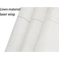 thumbnail image 5 of Oval Tablecloth with Hollow for Oval Table, 60x84 Inch Farmhouse Table Covers for Kitchen Dining Party, Wrinkle Free Anti-Fading Tabletop Decoration,White Linen Oval Dining Table Tablecloth (60X84), 5 of 6