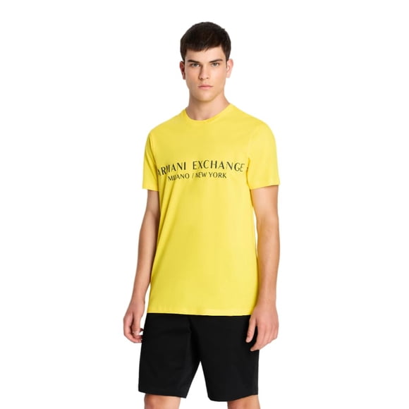 Camiseta Armani Exchange Milan con el logotipo de Nueva York y cuello redondo para hombre