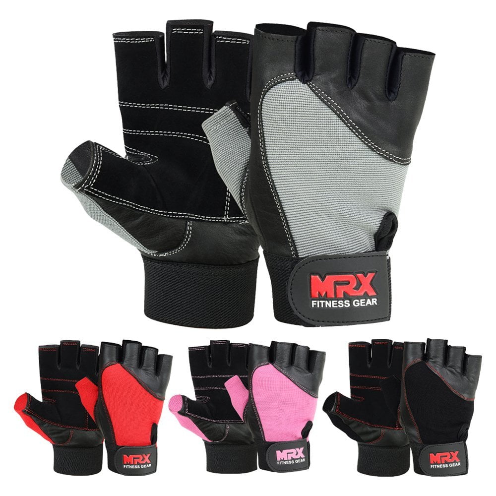 Mrx Weight Lifting Gloves Gym Training Bodybuilding Fitness Glove Workout Men And Women Grey S