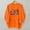 Orange, variant on BLTIBY Mardi Gras Sweatshirts for Women Carnival Print Crew Neck Long Sleeve Loose Soft Comfy Fashion Pullover Tops 2025 Black S