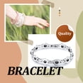 thumbnail image 4 of Justharion Trendy Bracelet Lodestone Fashion Accessory Men Titanium Steel Bangle, 4 of 6