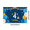 2A, variant on Blue Themed 4th Birthday Backdrop Banner with Crown Cake Balloons and Stars Party Decoration Happy Birthday Photography Props Party Supplies Background Decor