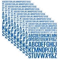thumbnail image 1 of WWS-18 00 Pcs Autocollants Lettres Taille Mixte, 10 Feuilles Autocollants Alphabet en Vinyle, Imperméables pour Lettres à Coller pour Arts, Artisanat, Boîtes aux Lettres, Tableau d'Affiches et Organisation de Classe - Bleu Foncé, 1 of 4