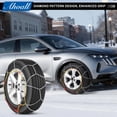 thumbnail image 3 of Cadenas De Nieve Para Neumáticos De Coche De Ajuste Manual, Universales, Ajustables, De Emergencia, Portátiles, Adecuadas Para Coches De Cercanías Y Suv, Juego De 2, 3 of 4