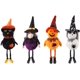 thumbnail image 1 of 4 piezas de decoraciones de Halloween, adorno colgante de muñeco fantasma, calabaza, fantasmas, arañas, elementos de bruja espantapájaros para decoración de festivales al aire libre, adornos de jardí, 1 of 5
