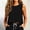 Black women sleeveless crop top a1, variant on SSZMDLB Women Sleeveless Crop Top Round Neck Solid Basic Tank Top Casual Summer Tops Slim Fit Holiday Outfits Workout Clothes, Army Green M