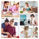 thumbnail image 4 of 100 PcsHair Ties Cotton Hair Ties Soft Hair Ties Ouchless Hair Ties for Thick Ponytail Holders No Pull Hair Ties for Women Hair Elastics No Damage Pony Tail Bands Hair Bands for Girls, 4 of 5