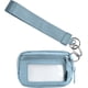 thumbnail image 1 of Cartera Iris para mujer, billetera con llavero de 5,9 x 3,5 pulgadas con correa para la muñeca, monedero con cremallera y ventana para identificación (azul), 1 of 6