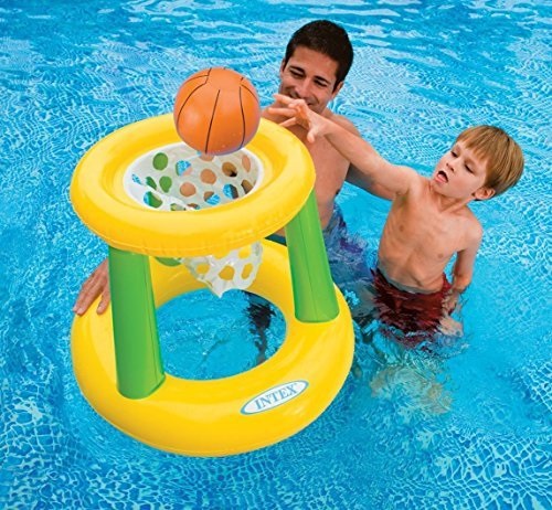 Parties,Party Favors and Outdoor Fun Best Swimming Pool Games for Summer JOYIN Floating Inflatable Basketball Hoops Game Set Fun Swimming Pool Accessories Birthday