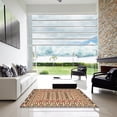 thumbnail image 7 of Ahgly Company Machine Washable Indoor Rectangle Traditional Dark Sienna Brown Area Rugs, 2' x 5', 7 of 7