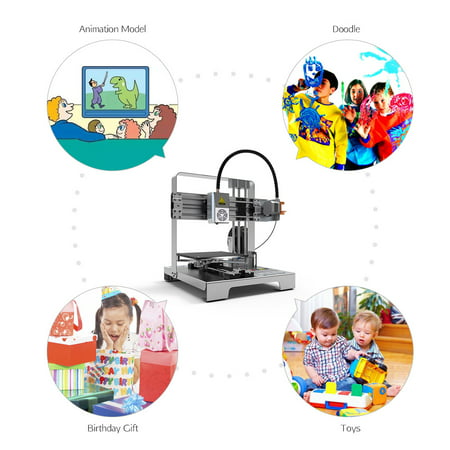 Easythreed Pro 3D Printer for Children Easy Operation Excellent Printing Performance Print Size 140 * 140 * 120mm Print Size Mini