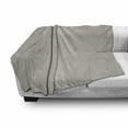 thumbnail image 2 of Abstract Soft Flannel Fleece Blanket, Repetitive Diagonal Rhombus Motifs Illustration in Pale Tones Pattern, Cozy Plush for Indoor and Outdoor Use, 50" x 60", Champagne Charcoal Grey, by Ambesonne, 2 of 5