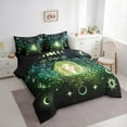 thumbnail image 3 of Castle Fairy Teens Astrology Horoscope 7pcs Bedding Comforter Set,Psychedelic Constellations Queen Bedding Sets Super Cozy,Starry Sky Queen Sheet Sets,Luxury Bedroom Decor, 3 of 8