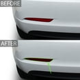 thumbnail image 3 of Bogar Tech Designs Rear Bumper Reflectors Tint Kit Compatible with and Fits Tesla Model 3, Dark Smoke, 3 of 5