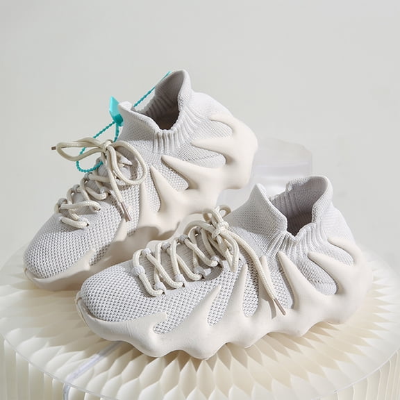 Womens Sneakers Running Shoes Mesh Breathable High Top Lightweight Walking Casual Shoes