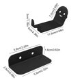 thumbnail image 3 of Wosthever Estante de acero al carbono para bicicleta, soporte para Pedal, candado, colgador de almacenamiento para estacionamiento Ciclismo, 3 of 6
