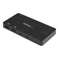thumbnail image 1 of StarTech.com 2 Ports USB C KVM Switch, 4K 60Hz HDMI, Compact Double Port UHD USB Type C Switch de Bureau Mini KVM avec Câbles USB C, Alimenté par Bus, MacBook iPad Pro ThinkPad IdeaPad EliteBook - 4K HDMI KVM Switch - KVM / audio Switch - 2 x KVM / audio - Desktop, 1 of 5