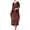 104-Black, variant on London Women’s Paisley Floral Print Polyester Kaftan Dress with V Neck & Pockets (S–3XL)