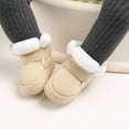 thumbnail image 4 of Otqutp Baby Boots 0-1 Years Old Baby Boys Girls Cotton Shoes Warm Baby Shoes Plus Velvet Boots Soft Sole Baby Shoes Toddler Shoes, 4 of 9