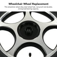 thumbnail image 4 of Roulette de Fauteuil Roulant Électrique, Trou Droit Roue de Fauteuil Roulant Électrique 16 Po Caoutchouc Gonflable Antidérapant pour Jardin, 4 of 7