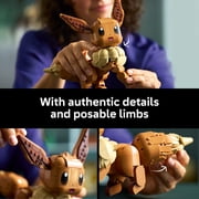 LEGO Pokémon Eevee - Collectible Building Set for Adults, Ages 18+ Posable Pokémon Figure for Display - Desk, Bookshelf or Home Office Decor - Gift for Men & Women - 72151