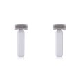 thumbnail image 2 of Toystoory Cepillo dispensador de detergente mango largo recargable fregador reemplazable antiarañazos utensilios de cocina desmontables Blanco 2piezas, 2 of 6