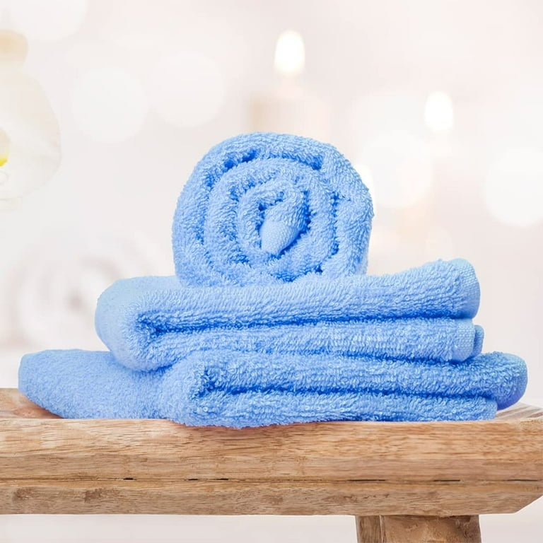 Fymlhomi Luxury Bamboo Washcloths Towel Set 10 Pack Baby Wash