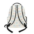 thumbnail image 3 of Xixirimido Rabbit Bunny Floral Grid Print Kids Backpack for Girls Elementary Students Bookbag Middle High School Bag Lightweight Backpacks Laptop Bag 17", 3 of 8