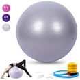 thumbnail image 1 of 75cm Yoga Ball, Exercise Ball for Fitness, Stability, Balance & Birthing, Anti-Burst Professional Quality Design Balance Ball Pilates Core&Workout Ball with Quick Pump - Home Gym Office Chair, 1 of 7