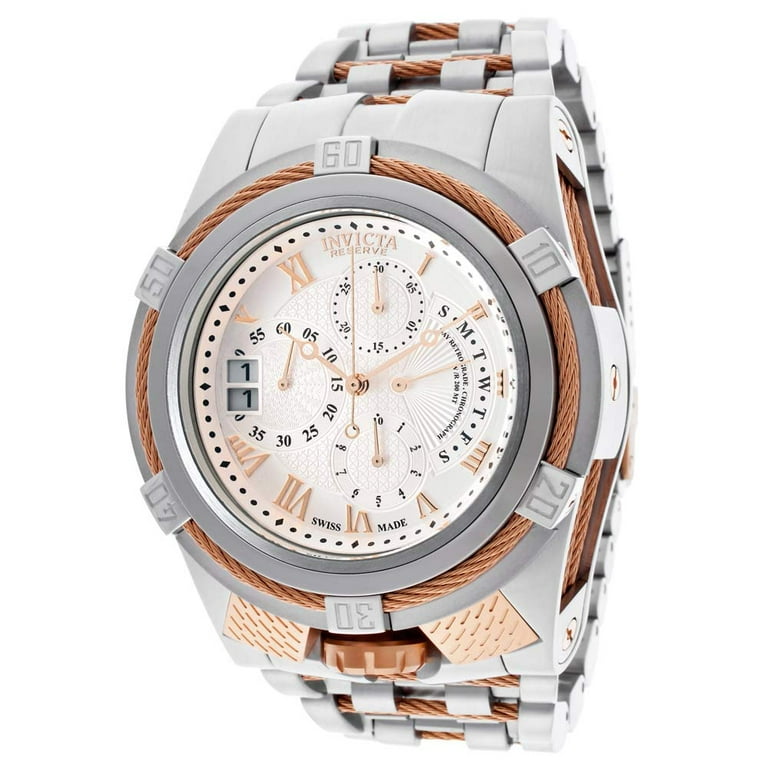 Invicta Men's 12672 Reserve Bolt Zeus Rose Gold Bezel Steel