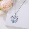 thumbnail image 3 of Coachuhhar Tree of Life Mom Necklace 925 Sterling Silver Nana Grandma Pendant Necklace with Heart Crystal Mother's Day Birthday Jewelry Gift for Women, 3 of 7