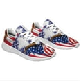thumbnail image 6 of God Bless America Print Sneakers Lightweight Comfortable Running Shoes for Men Women White Size 7.5, 6 of 7