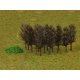 thumbnail image 5 of 100 Uds 6cm Modelo de desnudo perfke Ferrocarriles edificios paisaje Árbol Modelo, 5 of 9