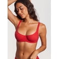 thumbnail image 4 of Sostén DOBREVA Balconette sin Relleno con Aros Talla Grande Rojo 34C, 4 of 5