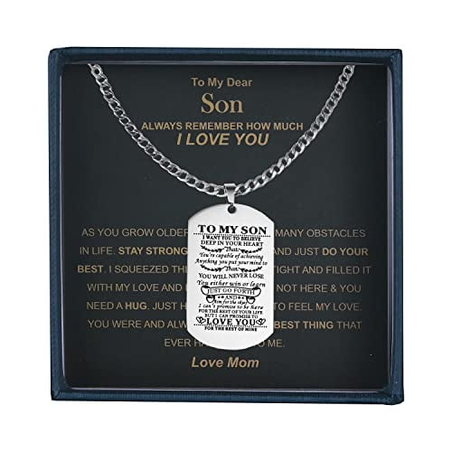 Dog tags for son deals