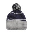 thumbnail image 2 of City Caps Bonnet 2 Tons avec Poignets - Dallas - Navy/Grey, 2 of 2