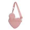 thumbnail image 1 of Bolsos Cruzados Para Niñas Love Heart Shaped Messenger Bag Tela Satchel Bolsas Bolsos pequeños (Rosa) Ehuebsd Para Estrenar, 1 of 9