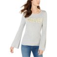 thumbnail image 1 of I.N.C Womens Forever Knit Sweater, Grey, Small, 1 of 1