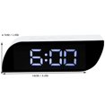 thumbnail image 5 of LED Digital Clock 12/24 Hour Conversion Adjustable Brightness Bedside Alarm Clock GHY-0801Red, 5 of 5