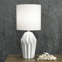 nuLOOM Bryan 24" Ceramic Table Lamp, 24" H x 11" W x 11" D, White